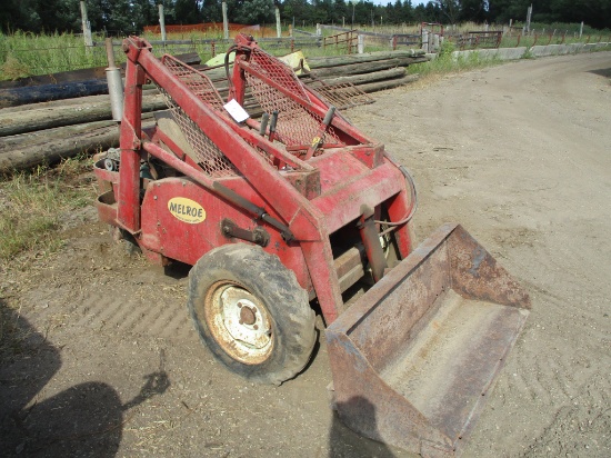 1960's Melroe 3 wheel skid loader, not running
