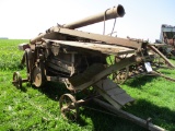 McCormick Deering wooden thrashing machine