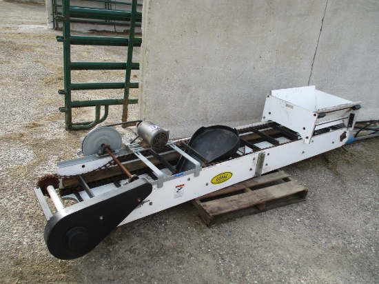 Loyal 18" x 101/2 ft conveyer, elect motor