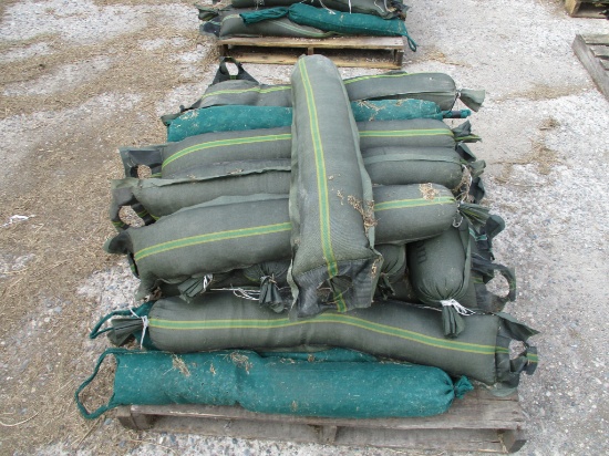 25 Sand bags used for bunker cover weights