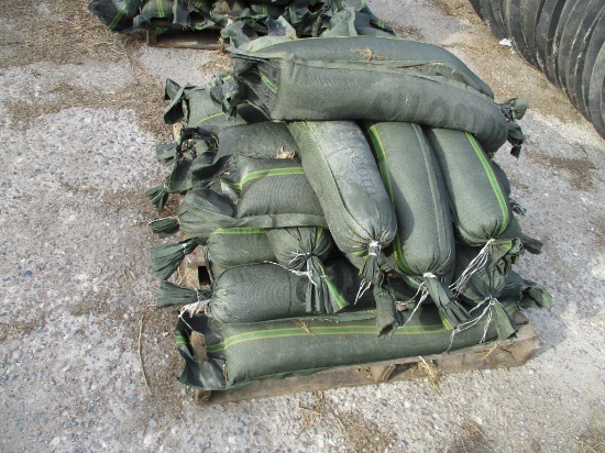 25 Sand bags used for bunker cover weights