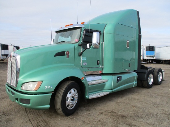 2013 Kenworth T660, 628,191 Act one owner miles, Aerocab single bunk sleeper, Cummins ISX, 450 hp