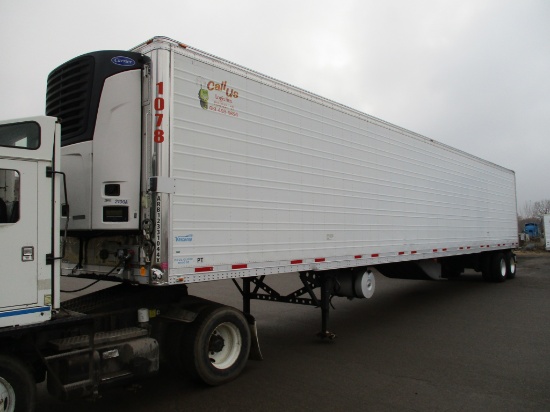 2012 Vanguard Cool Globe R8000B, reefer trailer, 53' x 102" x 13'6", Carrier 2100A unit