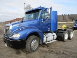 2005 Freightliner Columbia, 806,957 miles showing, day cab, Detroit 60 series, 10 sp.