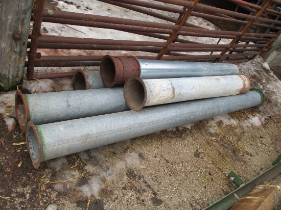 5 Sections of silo pipe