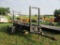 Booster pump cart w/fuel tank & oil reservoir