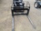 Skid loader pallet fork