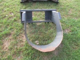 Skid loader U blade