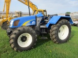 New Holland T5070 MFWD, 9,301 hrs. showing, left hand reverser, 3pt. dual hyd, PTO,