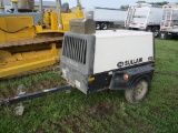 Sullair 185 air compressor, 1,295 hrs. showing, dsl engine