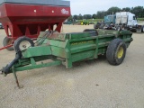 John Deere 450 hydro push manure spreader, hyd end gate