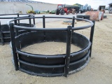 Poly round bale feeder