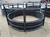 Poly round bale feeder