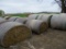 13 2020 Round bales of grass hay, SEELS 13 X $