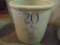 RED WING 20 GALLON BIRCHLEAF CROCK, UNION OVAL - EXCELLENT