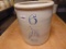 RED WING 6 GALLON BIRCHLEAF CROCK, UNION OVAL - EXCELLENT