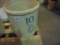 RED WING 10 GALLON CROCK, BLUE BIRCHLEAF - BASE CHIP