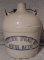 1 QRT BAILED HANDLED JUG W/HALF MOON ADV EXCELSIOR SPRINGS, MO MINERAL WATER - CHIP ON SPOUT