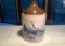 2 GALLON BROWN TOP JUG, WISC CHAPTER TRIBUTE TO 2015 RED WING CONVENTION, HAND THROWN AND DECORATED