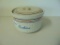 GREYLINE COOKIE JAR W/LID - CROWSFOOT BTM, LID CRACKS