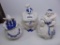 SET OF (3) PUGET SOUND COMMEMORATIVE WHITE COOKIE JARS