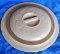 8 GALLON CROCK COVER, ZINC GLAZE W/BAR HANDLE