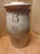 RED WING 6 GALLON BIRCHLEAF, OVAL OVER, CHURN LID AND DASHER