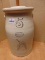 RED WING 5 GALLON BIRCHLEAF, OVAL OVER, CHURN LID AND DASHER