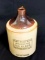 RED WING 1 GALLON BROWN TOP SHOULDER JUG, GEO KLEHM, IL - EXCELLENT