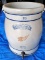 10 GALLON WATER COOLER, RED WING UNION STONEWARE, ZINC GLAZE - EXCELLENT