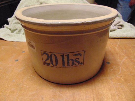 RED WING 20# BUTTER CROCK, 20# IN SQUARE