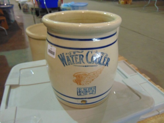 RED WING 3 GALLON WATER COOLER, 6" WING, ST PAUL BOOK & STATIONERY ADV
