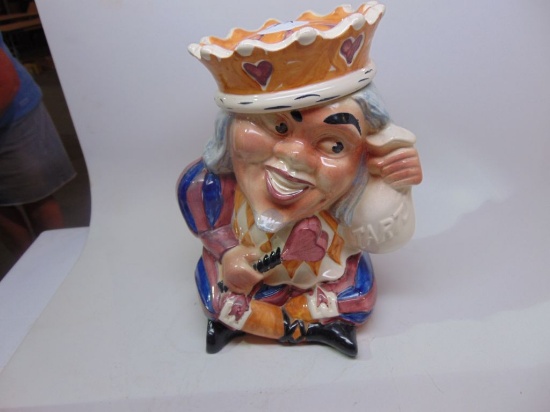KING OF TARTS COOKIE JAR  - EXCELLENT