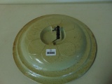 15/20 GALLON SALT GLAZE CROCK LID - EXCELLENT