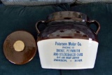 BEAN POT, PETERSON MOTOR CO, JACKSON, MN, SPONGE BARRELL, BEATER JAR