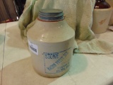 RED WING 1/2 GALLON MASON FRUIT JAR W/ZINC LID - EXCELLENT