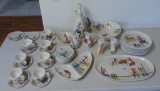 (42) PC SET OF ROUNDUP DINNERWARE - SEVERAL PLATES HAVE CHIPS