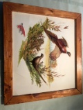 1960'S VINTAGE FRED SWENEY PHEASANT, VAC FORMED PRINT [17
