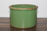2# RED WING GREEN BUTTER CROCK [3 1/2