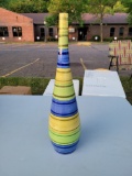 RED WING BLUE VASE #M3006