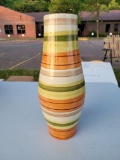 RED WING CROMOLINE ORANGE VASE #687