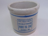 RED WING BEATER JAR, HILMAN'S VAR. STORE, NEILSVILLE, WI - EXCELLENT