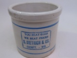 RED WING BEATER JAR, B. DIETRICH & CO, CADOTT, WI - EXCELLENT