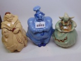SET OF 3 PUGET SOUND COMMEMORATIVE MINI COOKIE JARS