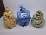SET OF 3 PUGET SOUND COMMEMORATIVE MINI COOKIE JARS