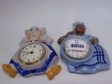 PUGET SOUND COMMEMORATIVES: MAMMY AND DUTCH GIRL CLOCKS