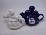 PUGET SOUND COMMEMORATIVES: BLUE AND WHITE TEA POTS