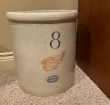 8 GALLON WING CROCK - MINT