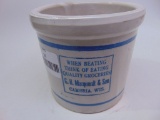 RED WING BEATER JAR W/G.H. MARQUARDT & SON, CAMBRIA, WI - EXCELLENT