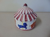 CAROUSEL COOKIE JAR - EXCELLENT